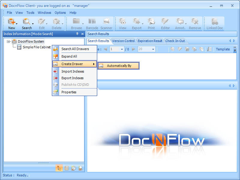 DocnFlow Feature Of Week - AutoGen Drawer&Folder