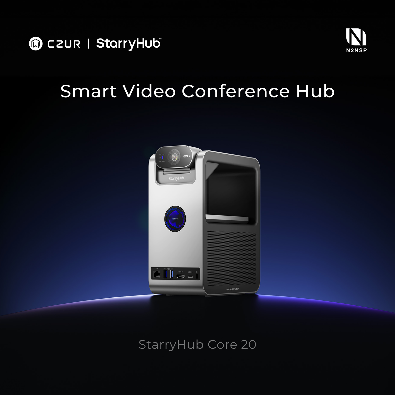 CZUR StarryHub Core20 อุปกรณ์ประชุมอัจฉริยะ 4K All-in-One Smart Video - Image 5