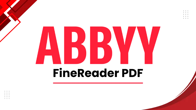 ABBYY FineReader PDF โปรแกรมแก้ไข PDF พร้อม OCR